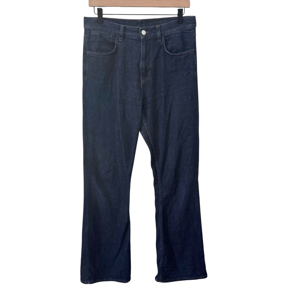 COS Relaxed Flare in Dark Indigo Wash Jeans Size 28